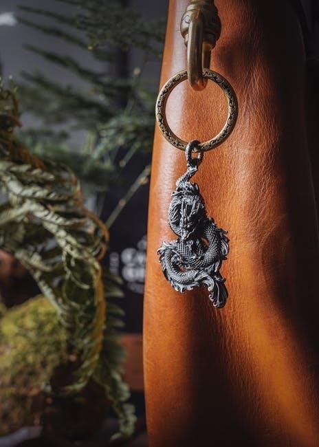 free leather keychain pattern pdf